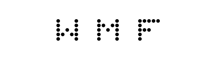 5x5 Dots  Free Fonts Download