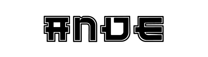 Funny Samurai Outline  Free Fonts Download