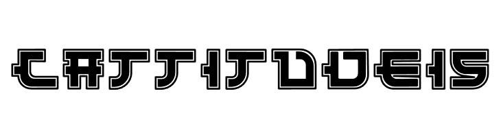 Funny Samurai Outline  Free Fonts Download