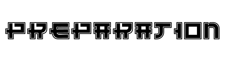 Funny Samurai Outline  Free Fonts Download