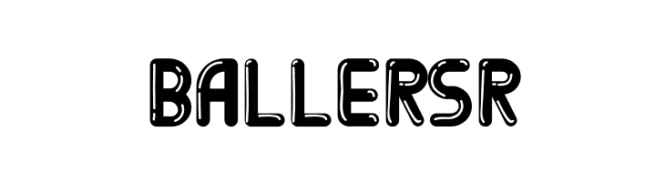 BigBOBY Balloons  Free Fonts Download