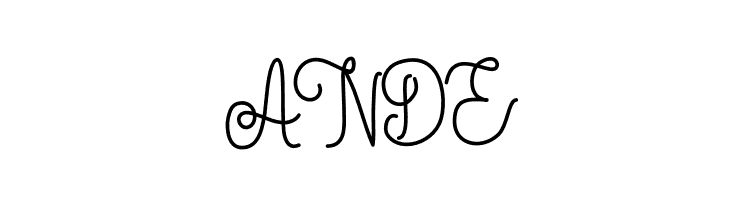 Aleda Monoline  Free Fonts Download