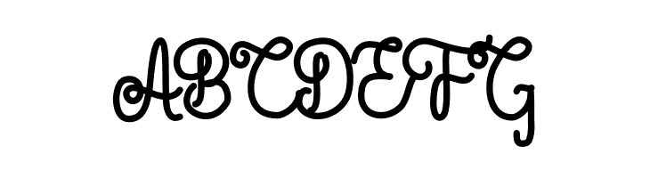 Aleda Monoline Bold  Free Fonts Download