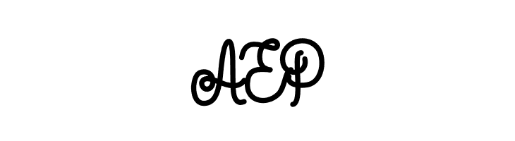 Aleda Monoline Bold  Free Fonts Download