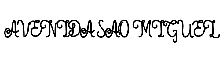 Aleda Monoline Bold  Free Fonts Download