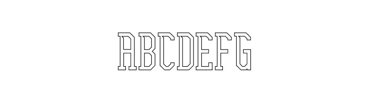 Ellard Jagger Outline  Free Fonts Download