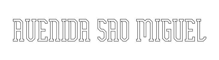 Ellard Jagger Outline  Free Fonts Download