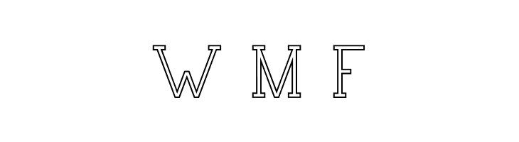 Woolacombe Outline  Free Fonts Download