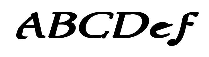 NewStyleWide Bold Italic  Free Fonts Download