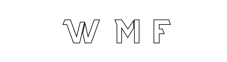 THIAGA Outline  Free Fonts Download