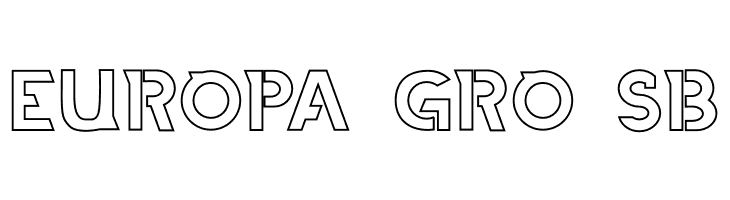 THIAGA Outline  Free Fonts Download