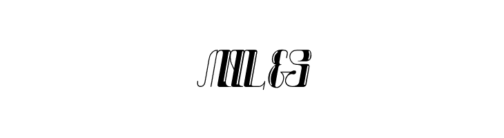 Nine tails inline  Free Fonts Download