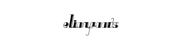 Nine tails inline  Free Fonts Download
