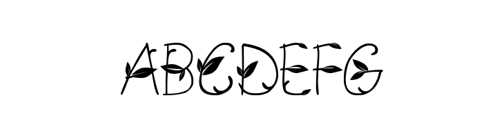 GREEN NATURE  Free Fonts Download