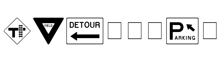 RoadSign Medium  Free Fonts Download