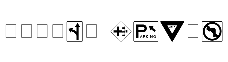 RoadSign Medium  Free Fonts Download