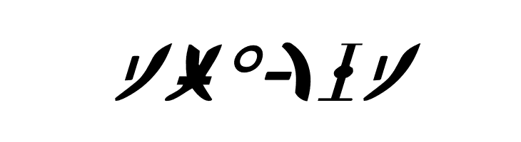 Zeta Reticuli Italic  Free Fonts Download