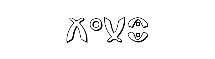 Zeta Reticuli 3D  Free Fonts Download