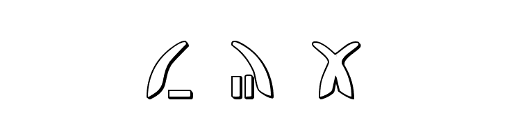 Zeta Reticuli 3D  Free Fonts Download