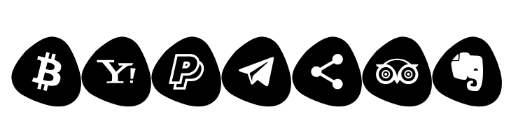 Social Logos Color  Free Fonts Download