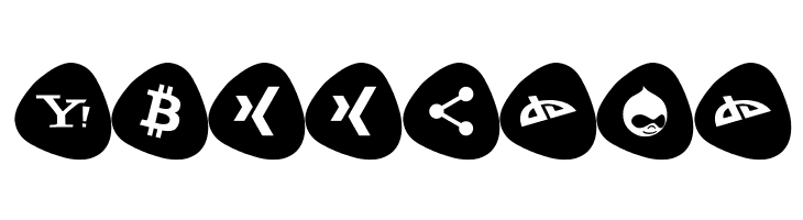 Social Logos Color  Free Fonts Download