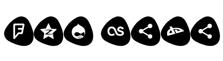 Social Logos Color  Free Fonts Download