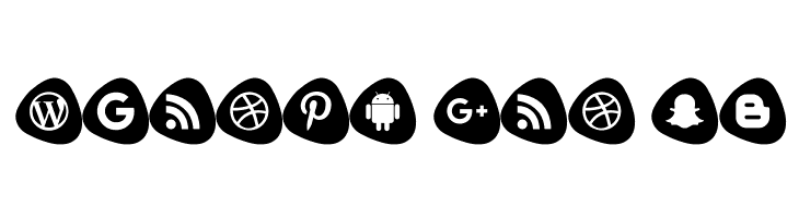 Social Logos Color  Free Fonts Download