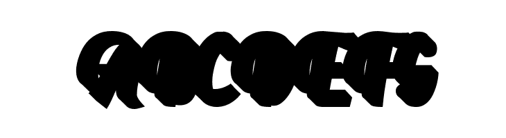 AprileaExtrudedDemo  Free Fonts Download