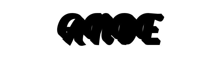 AprileaExtrudedDemo  Free Fonts Download