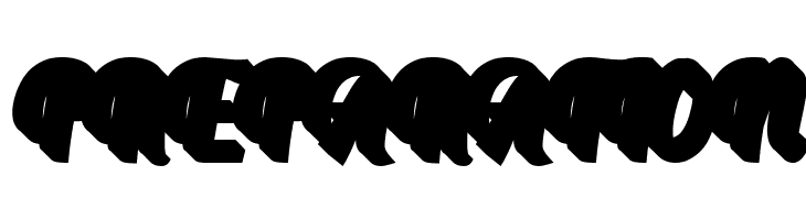 AprileaExtrudedDemo  Free Fonts Download