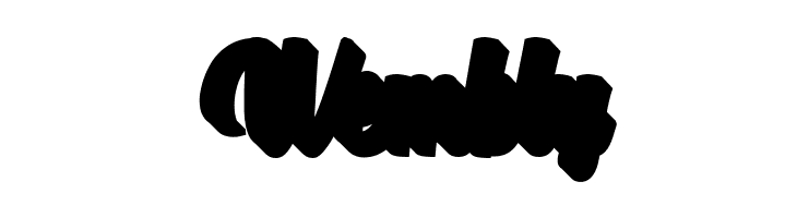 AprileaExtrudedDemo  Free Fonts Download