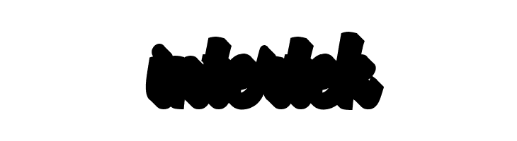 AprileaExtrudedDemo  Free Fonts Download