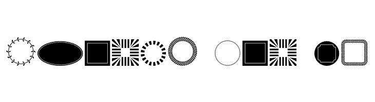FL Fancy Frames  Free Fonts Download