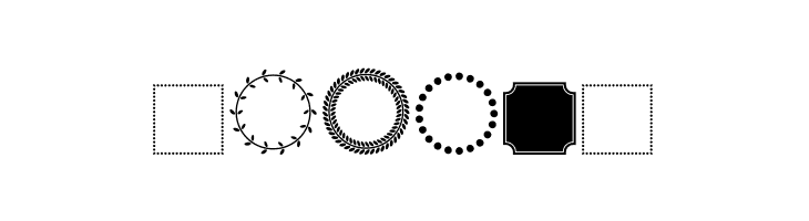 FL Fancy Frames  Free Fonts Download