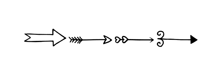 Tanaestel Doodle Arrows Regular  Free Fonts Download