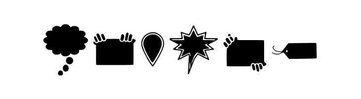 solid-speech-bubbles-paul-tos  Free Fonts Download