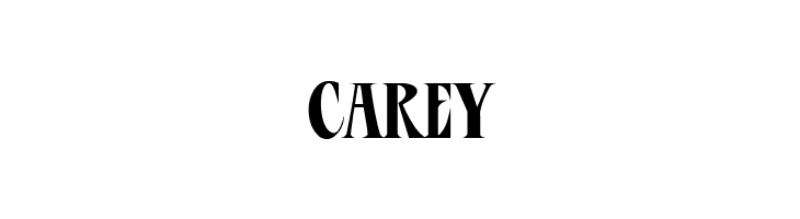CAREY CD Esoteric Plain Font