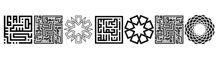 KufiPattern  Free Fonts Download