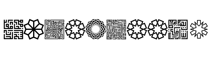 KufiPattern  Free Fonts Download