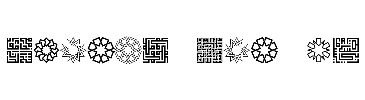 KufiPattern  Free Fonts Download