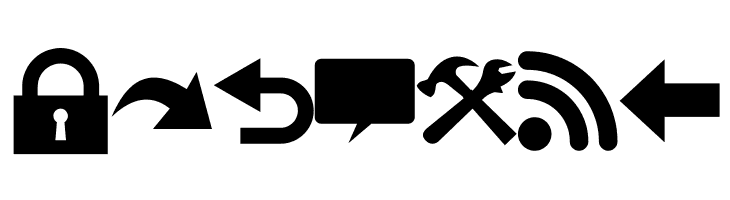 Font 90 Icons  Free Fonts Download