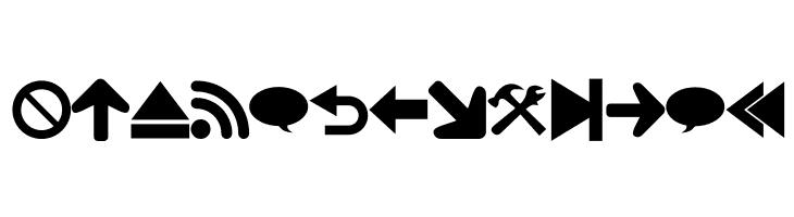 Font 90 Icons  Free Fonts Download