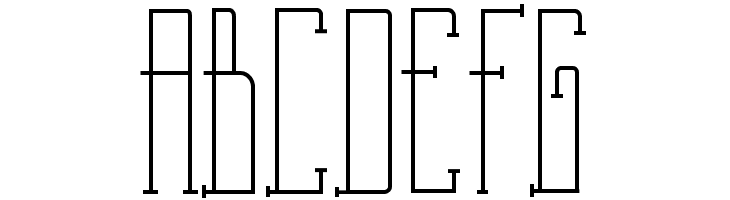 Pipe Line  Free Fonts Download