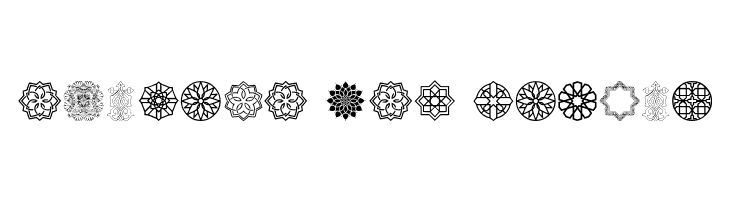 Arabesque Ornaments  Free Fonts Download