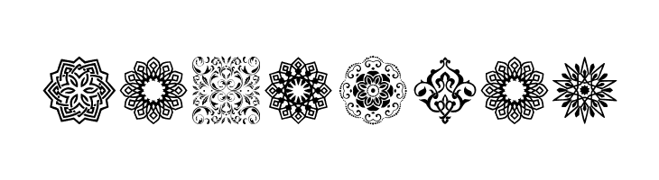 Arabesque Ornaments  Free Fonts Download