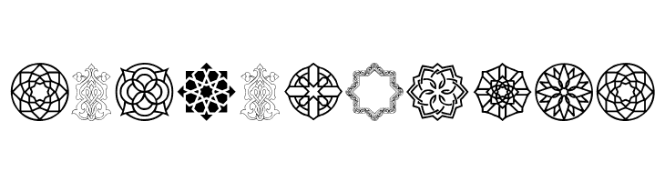 Arabesque Ornaments  Free Fonts Download
