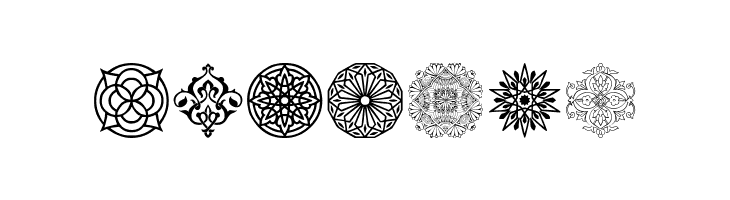 Arabesque Ornaments  Free Fonts Download