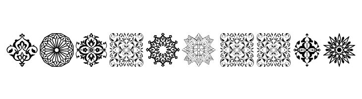 Arabesque Ornaments  Free Fonts Download