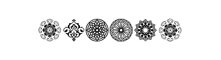 Arabesque Ornaments  Free Fonts Download