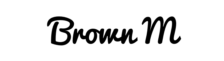 Brown%2BM iCielPacifico Font